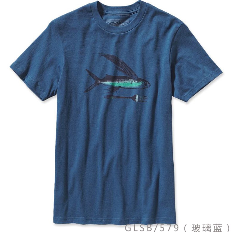 patagonia(巴塔哥尼亞)男款棉短袖t恤-ms flying fish og t-shirt 59